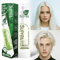 Temporary Hair Styling Color Serum, Green Blue Purple Red Hair Dye Color Gel Washable Natural Instant Hair Color Wax for DIY Hairstyle for Kids Men Women(White#88)