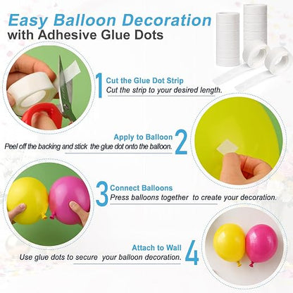 Glue Dots 1500 Pcs, Sticky Dots, Glue Dots Double Sided | Glue Dots - Image 2