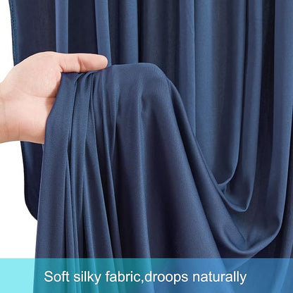 10x12 Navy Blue Backdrop Curtains - Image 6