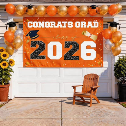 Class of 2026 Graduation Banner 47x67" - Image 2