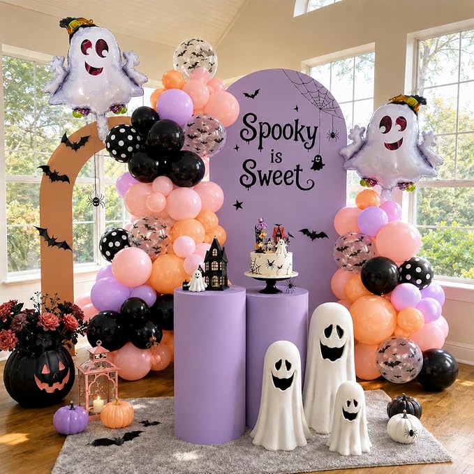 Halloween Party Balloons Black Purple Pink - Image 6