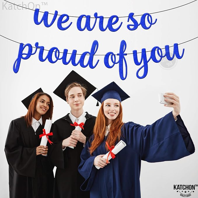 KatchOn Graduation Decorations 2026 | Felt We are So Proud of You Banner - Image 3