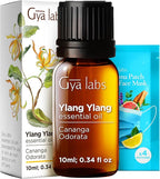 Gya Labs Ylang-Ylang Essential Oil - 0.34 Fl Oz - for Hair, Skin, Diffuser, Aromatherapy & DIY Candle Making Scent
