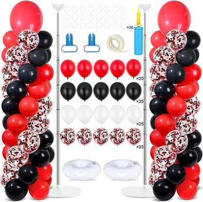 2 Sets Adjustable Balloon Column Stand Kit by Naozinebi
