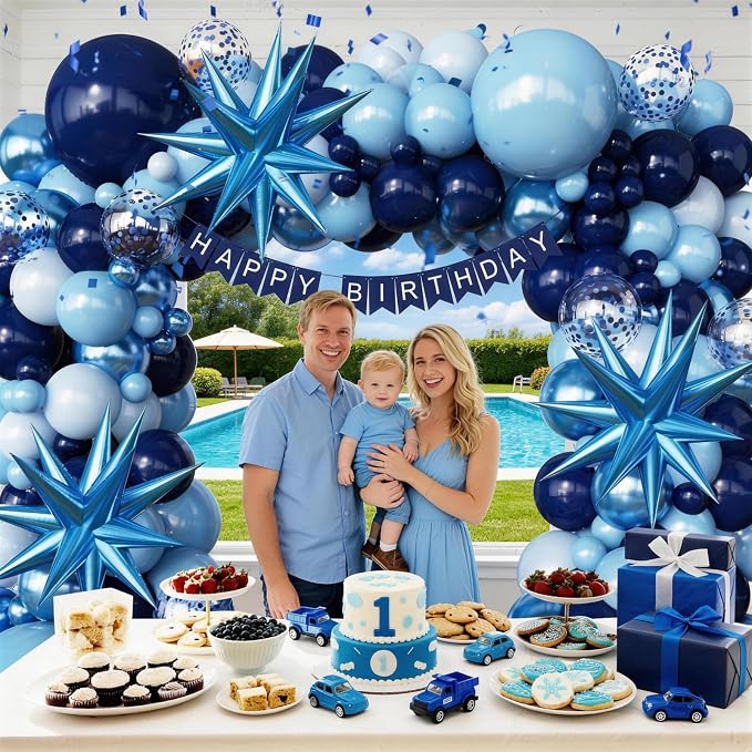Blue Balloon Arch Kit Garland - Image 7