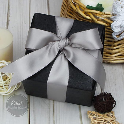 Ribbli Silver Double Faced Satin Ribbon, 1” x Continuous 25 Yards, Use - Image 3