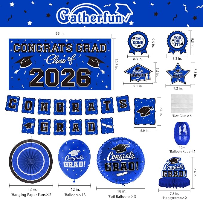 Graduation Decorations 2026 Set - Image 2