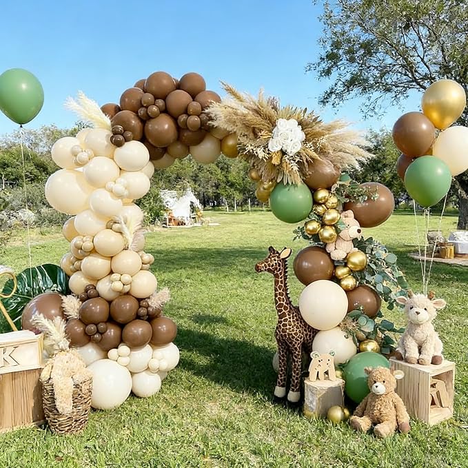 40pcs Brown Balloons, 12inch Dark Brown Latex Neutral Balloons | Balloons - Image 5