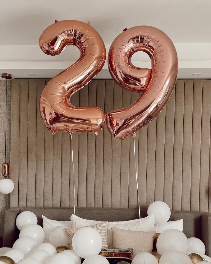 Rose Gold Number 6 Balloon 40 Inch, 6th Birthday Decorations Men Women | Foil - Image 7