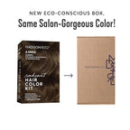 Madison Reed Radiant Hair Color Kit - 6.5NNA Medium Neutral Brown (Sondrio), 100% Gray Hair Coverage Permanent Hair Dye for Resistant Grays | PPD-Free & Ammonia-Free, 1 Pack
