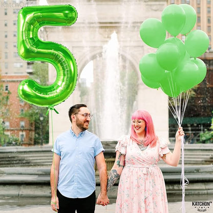 KatchOn Light Green 5 Balloon Numbers, 40 Inch | Balloons - Image 8