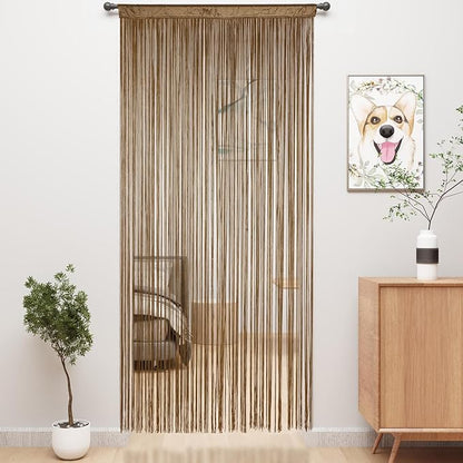 YIIBAII Door String Curtains Fringe Door Curtains by YIIBAII