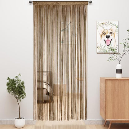 YIIBAII Door String Curtains Fringe Door Curtains by YIIBAII