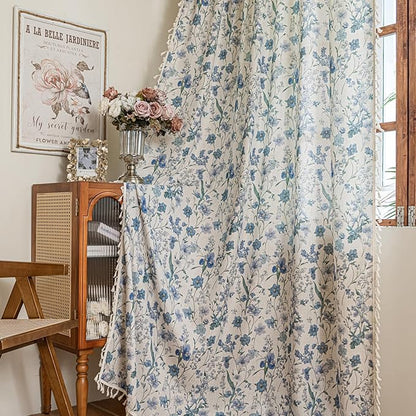 ENJOYBRIDAL Floral 96 Inch Curtains by ENJOYBRIDAL