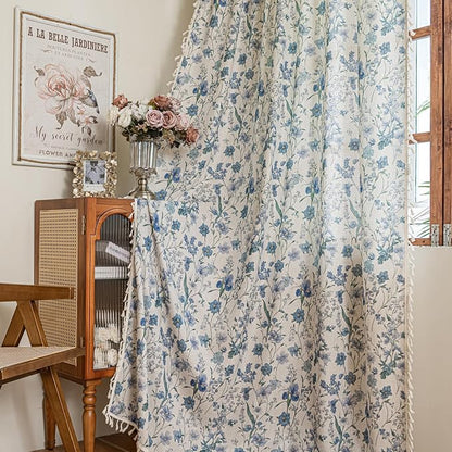 ENJOYBRIDAL Floral 63 Inch Curtains by ENJOYBRIDAL
