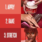 SheaMoisture Curl Stretch Multi-tasking Volume Cream Kalahari Melon Oil and a Tropical Vacation Scent With Hydrating Hyaluronic Serum, Defines Type 4 Curls For Days 11 Fl Oz