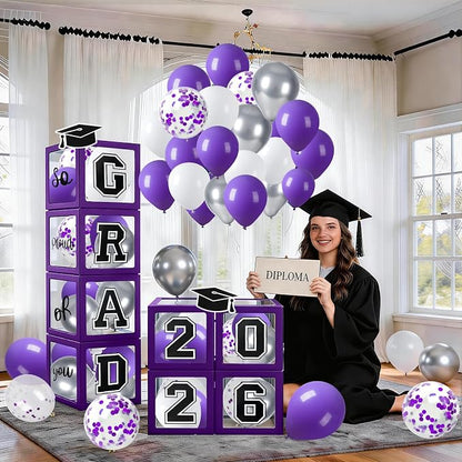Graduation Decorations 2026 Graduation Party Decorations Set of 4 Boxes - Image 6