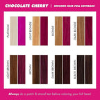 Lime Crime Full Coverage Unicorn Hair Dye, Chocolate Cherry - Damage-Free Semi-Permanent Hair Color Conditions & Moisturizes - Temporary Hair Tint Kit Has A Sugary Citrus Vanilla Scent - Vegan