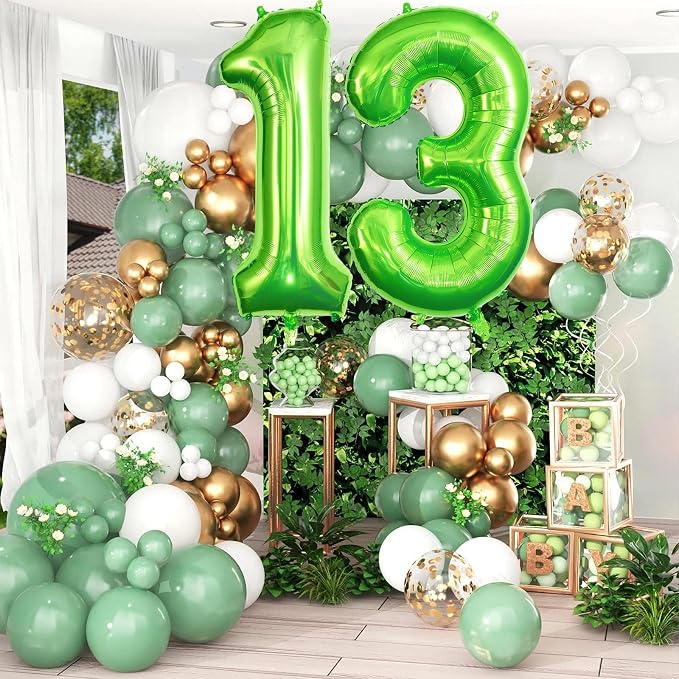 13 Balloon Numbers, Large 13 or 31 Foil Balloons, Big Number Balloon 40 Inch - Image 2