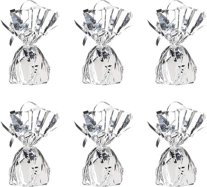 Beistle Metallic Wrapped Balloon Weight – 6 Pack, Party Decoration Accessories by Beistle