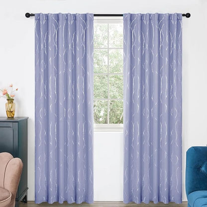 Deconovo Blackout Back Tab Curtains - Image 2
