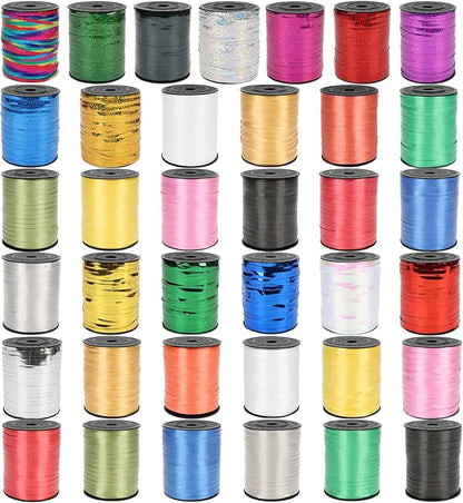 600 Yards Curling Ribbon, Balloon String Roll Ribbon and Bows - Image 3
