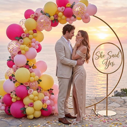 Pink and Yellow Balloon Kit - Image 5