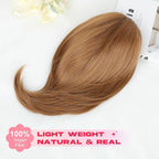 Ponytail Extension – 16” Claw Clip in Ponytail Hair Extensions Natural Soft Synthetic High Pony Tail Hairpieces for Women (Strawberry Blonde, 16 inch)