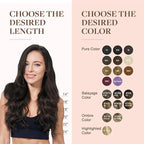 GOO GOO Clip in Hair Extensions Real Human Hair, Remy Human Hair Extensions Clip ins for Women, Natural Human Hair, 20inch 200g 7Pcs, #2 Dark Brown
