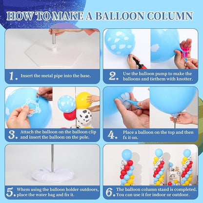 Toys Inspired Story Balloon Column Stand Kit Set of 2, 7FT Height Balloon - Image 5