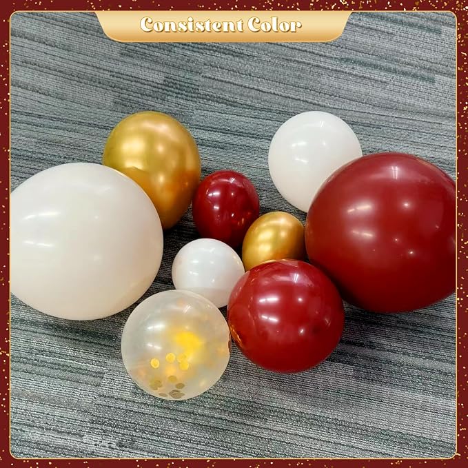 Burgundy Balloon Arch Garland Kit - Image 6