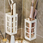 2 Set Hair Tool Organizer Wall Mount, Hanging Bathroom Hair Tool Organizer for Curling Iron, Flat Iron, Straightener and Hair Dryer Bathroom Storage and Organizer