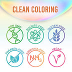 Punky Flame Semi Permanent Hair Color - Vegan & Cruelty-Free Conditioning Hair Dye, Lasts Up to 35 Washes, 3.5 fl oz