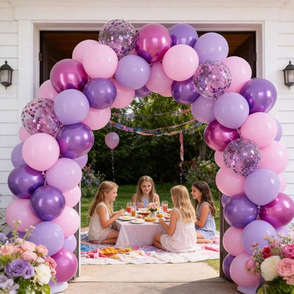 Pink and Purple Balloons, Party Balloons - Image 10