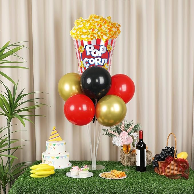 4 Sets Movie Night Party Balloons Stand Kit - Image 4
