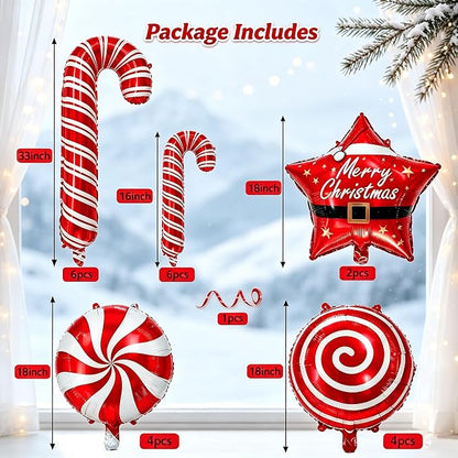 Christmas Balloons Decorations Set - Image 2
