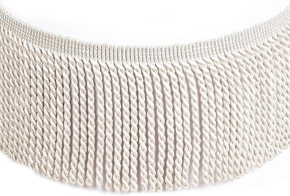 5 Yard Curtain Bullion Fringe Trim-Rayon Tassel Embellishments | 4 Inch Wide by fenghuangwu