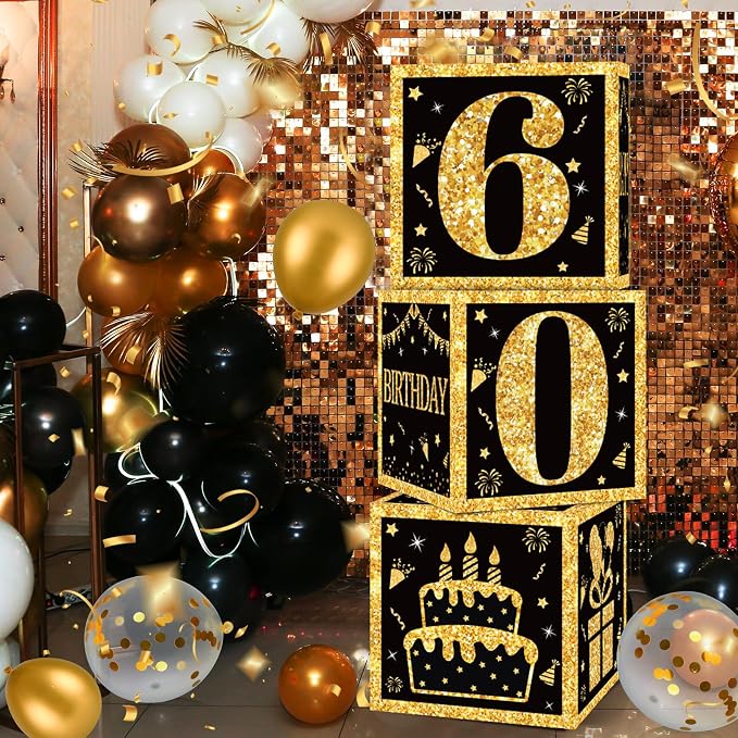 DataMoon 60th Birthday Decorations Boxes - Image 8