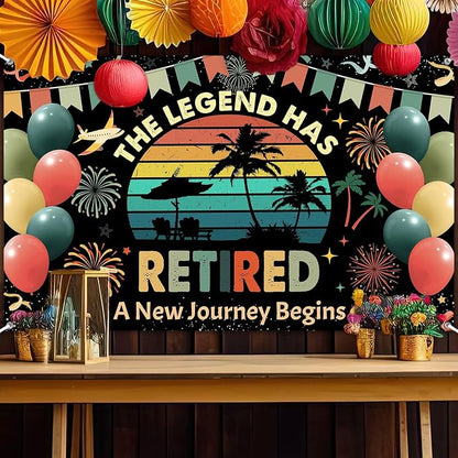 Mocsicka Retirement Decorations Banner - Image 3