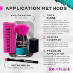 Rootflage Fun Temporary Hair Color Powder - Works on All Hair Colors - Shampoos Out Easily (05 Peacock Blue)