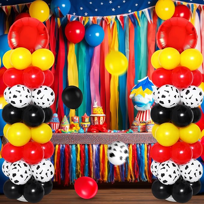 Hungdao 2 Sets Western Cowboy Cowgirl Themed Balloon Column Stand Kit Cartoon - Image 4