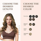 GOO GOO Clip in Hair Extensions Real Human Hair, Remy Human Hair Extensions Clip ins for Women, Natural Human Hair, 22 Inch 140g 7Pcs, 3/8/613 Balayage Walnut Brown to Ash Brown and Bleach Blonde