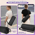 Hair Tools Travel Bag, Hair Tool Organizer with Large Heat Resistant Mat, Hair Dryer Curling Iron Travel Case for Flat Irons, Straighteners and Haircare Accessories