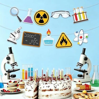 Science Decorations Banner Science Party Banner Chemistry Laboratory Theme - Image 6