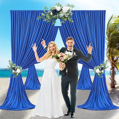 10x12 Royal Blue Backdrop Curtains - Image 8