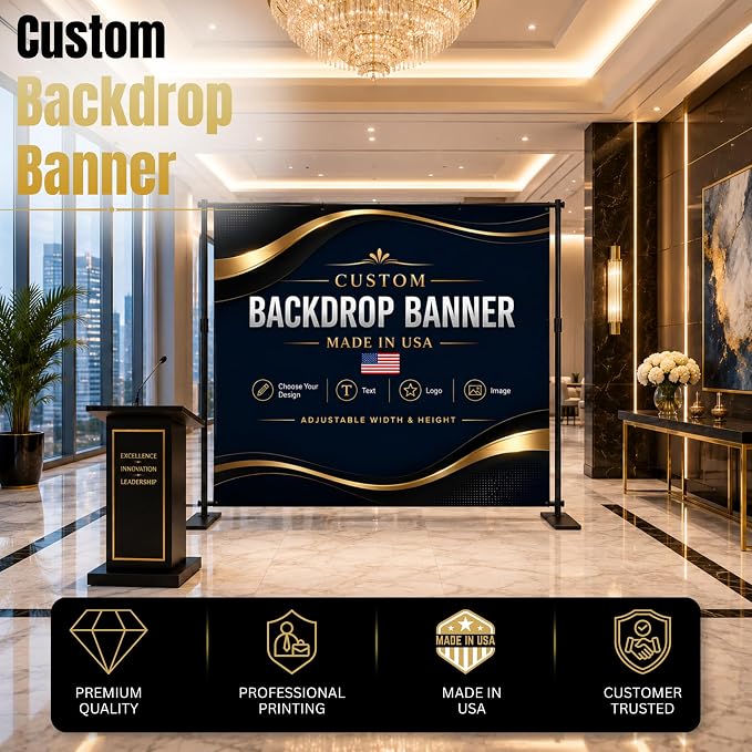 custom backdrop banner stand by BCB custom banner - Image 2
