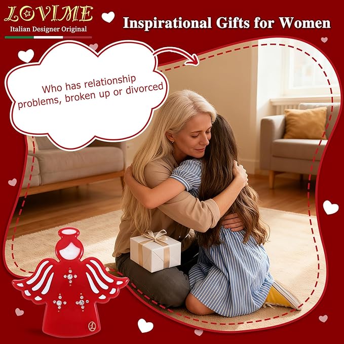Inspirational Birthday Gifts for Women, Girls "Guardian Angel" Premium Hair Clip, Goodbye Farewell Gifts for Retirement Moving Away Sister Girlfriend Coworker Bestie Granddaughter, Still with You