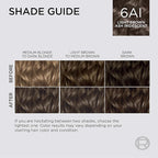 L'Oreal Paris Colorsonic Permanent Hair Dye Cartridge, Hair Color for Root Touch Up, Gray Coverage or All Over Color in just 5 Minutes, 6AI Light Iridescent Ash Brown (Coloring Device Sold Separately)