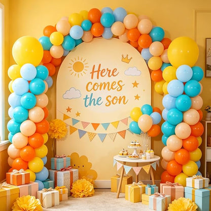 Here Comes the Son Balloon Column Stand Kit Set of 2 - Image 9