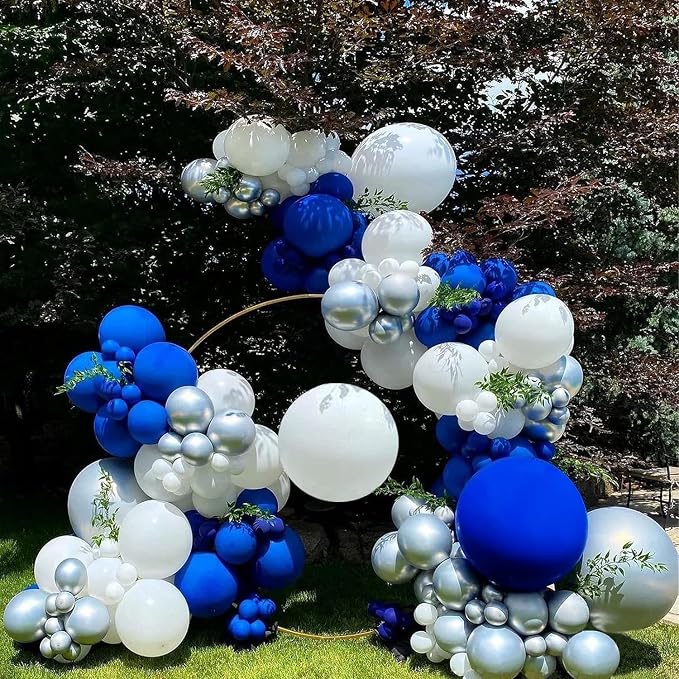 100pcs 12inch Metallic Silver Balloons - Image 6